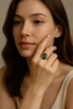 Green Phantom Quartz Ring – Wear the Energy of Growth