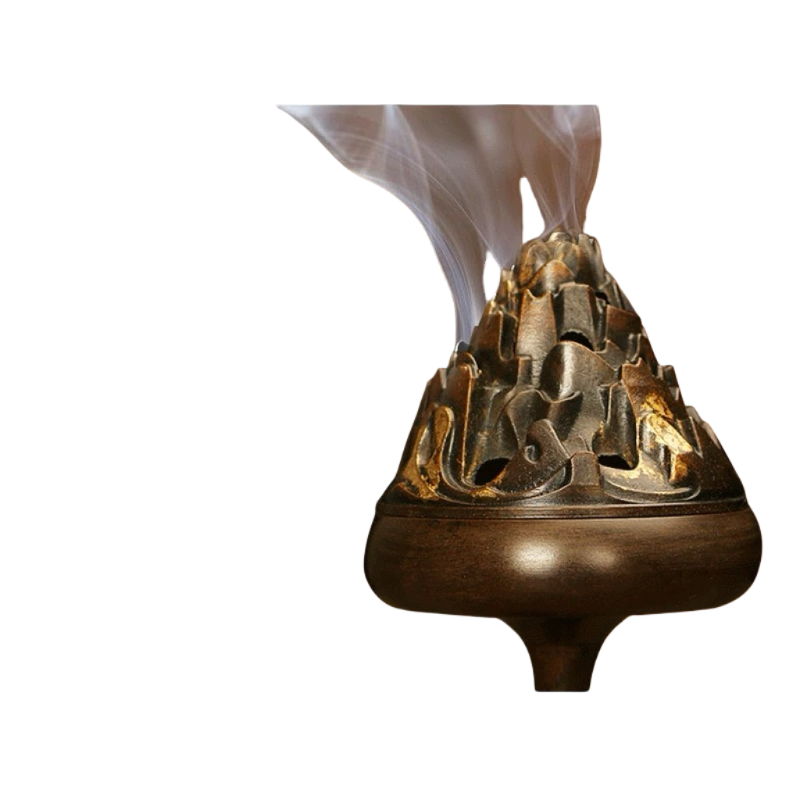 Volcano-Inspired Incense Burner – Stillness in Every Breath